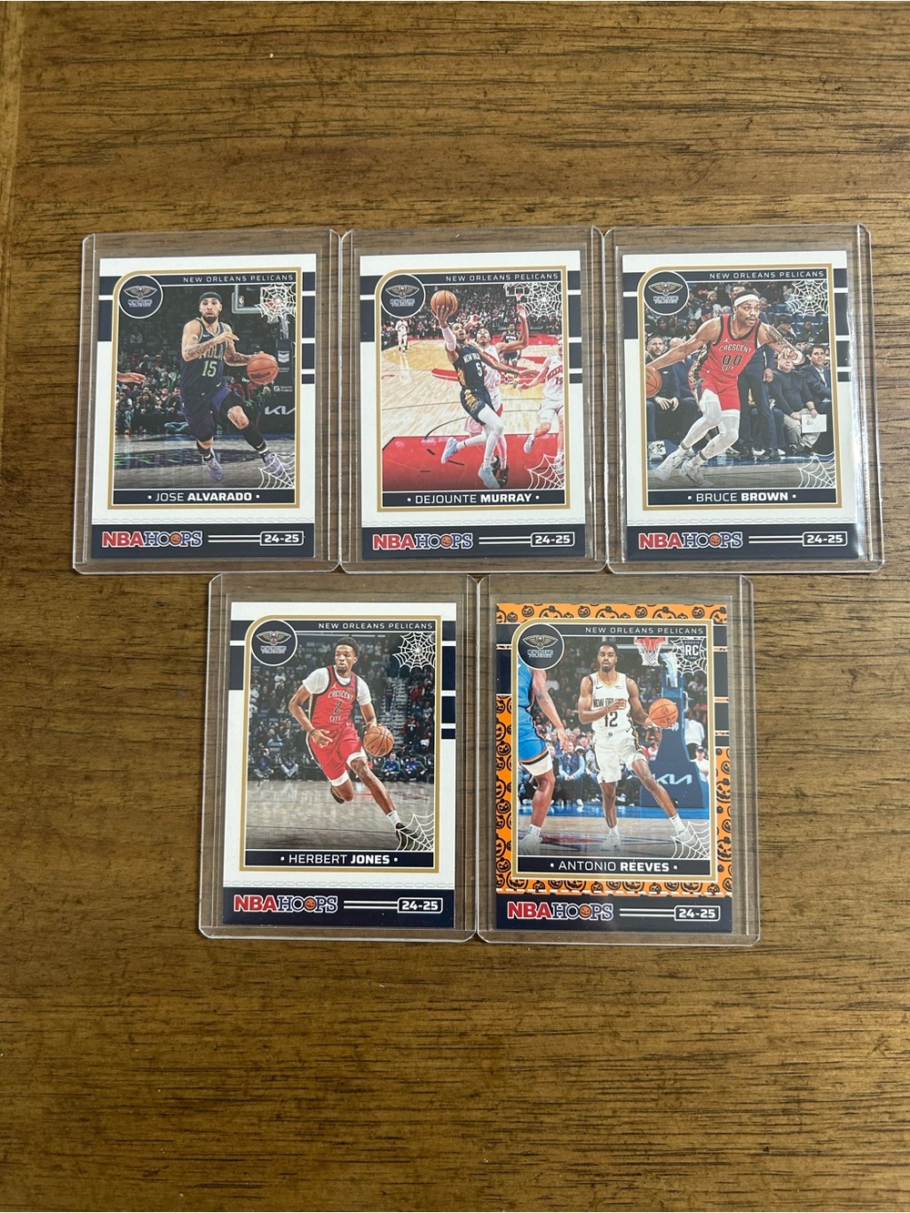 Set of 5 cards: NBA Haunted Hoops 24-25